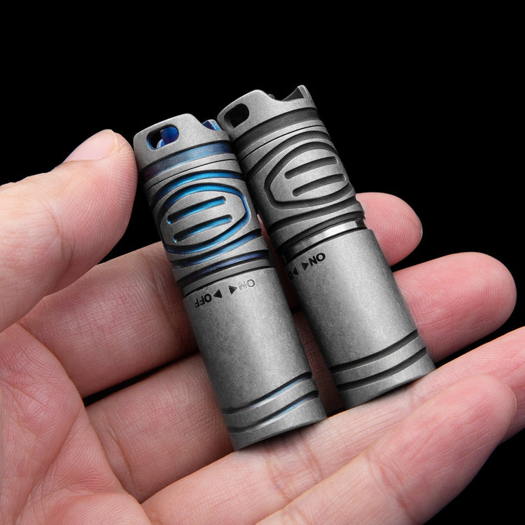 Titanium Alloy Handheld Torch Mini LED Flashlight Portable Outdoor-0