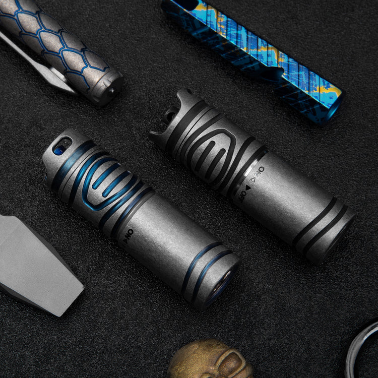 Titanium Alloy Handheld Torch Mini LED Flashlight Portable Outdoor-2