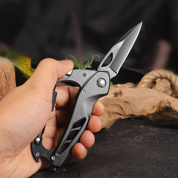 2025 Latest Design Indoor Multi-Functional Knives Outdoor DIY High Strength Multi-Functional Knives Carabiner Tools-3