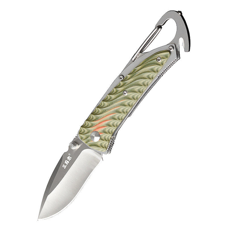 Premium Portable Folding Filed Knife with 12C27 Stainless Steel Blade and G10 Handle | Durable, Lightweight, and Versatile EDC Survival Tool-5