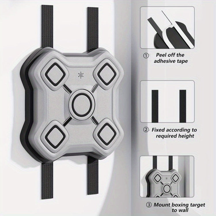 Smart Wall-Mounted Music Boxing Training Machine(White)-2