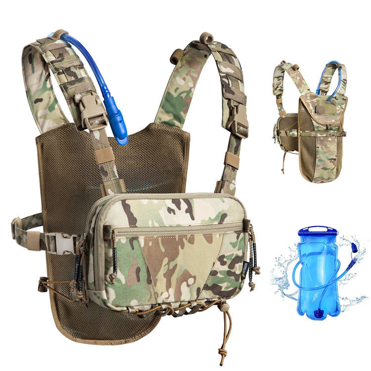 VOTAGOO® Lightweight Running Hydration Vest with 2L Water Bladder Bag-0