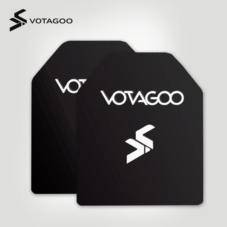 VOTAGOO® Tactical Vest Plug-in Plate 30x24cm (2 Pcs)-0