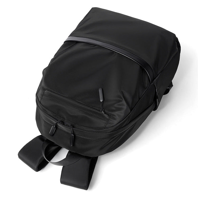 Premium Waterproof High-Density Nylon Backpack for Men & Women | Durable, Fashionable & Lightweight Urban Travel Bag | Black Laptop Backpack for Work, School & Daily Commute | Perfect for Urban Exploration & Minimalist Design Lover-2