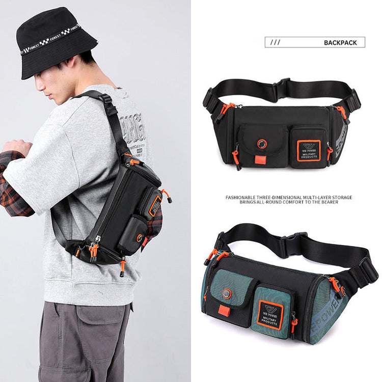 Running Waist Bag Lycra Sports Marathon Bag Outdoor Climbing Hiking Kettle Bag-2
