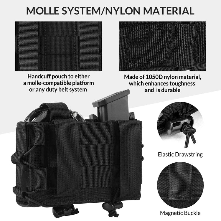 VOTAGOO® Combo Handcuff Mag Pouch-3