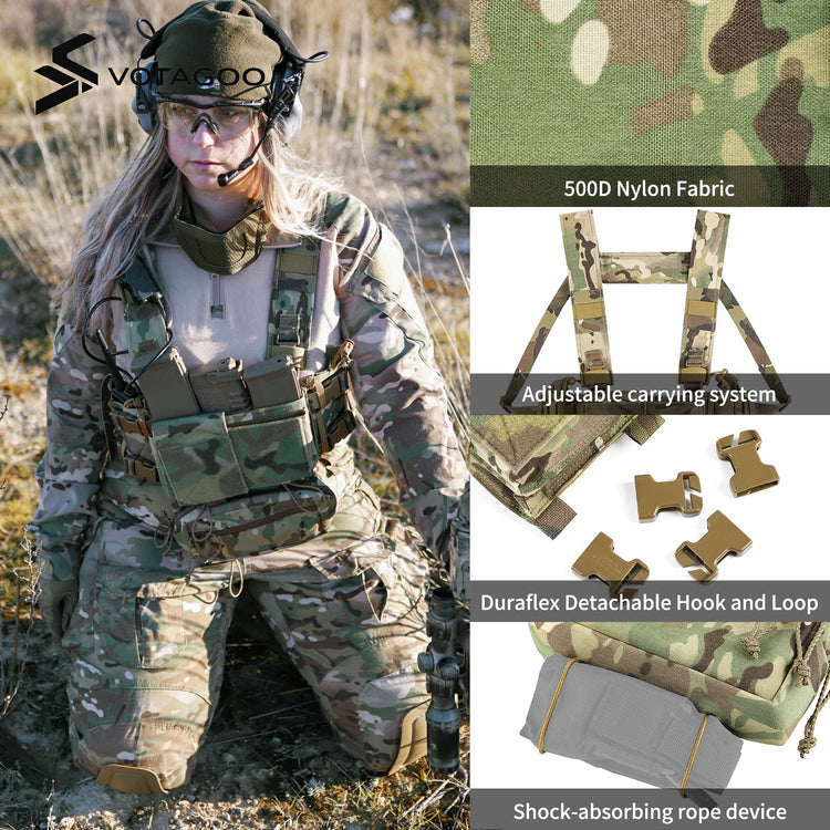 VOTAGOO® 500D Nylon Chest Rig-4