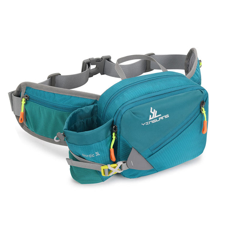 Wautton Outdoor Fanny Pack Bum Bag Big Campacity Water Resistant Nylon with Water Bottle Holder-0