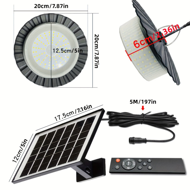 Solar Shed Light with Remote Control (244 LED)-1