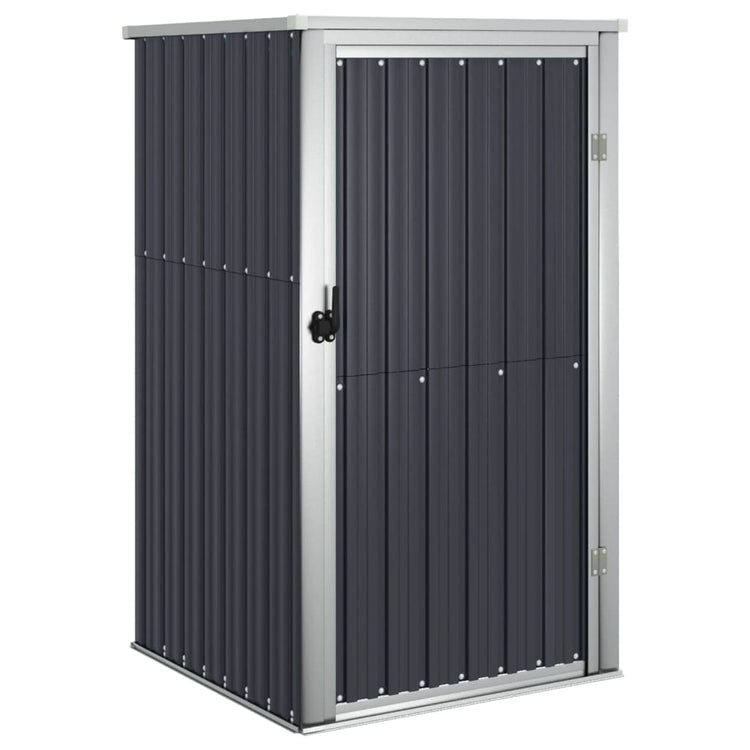 NNEVL Garden Tool Shed Anthracite 88x89x161 cm Galvanised Steel-1