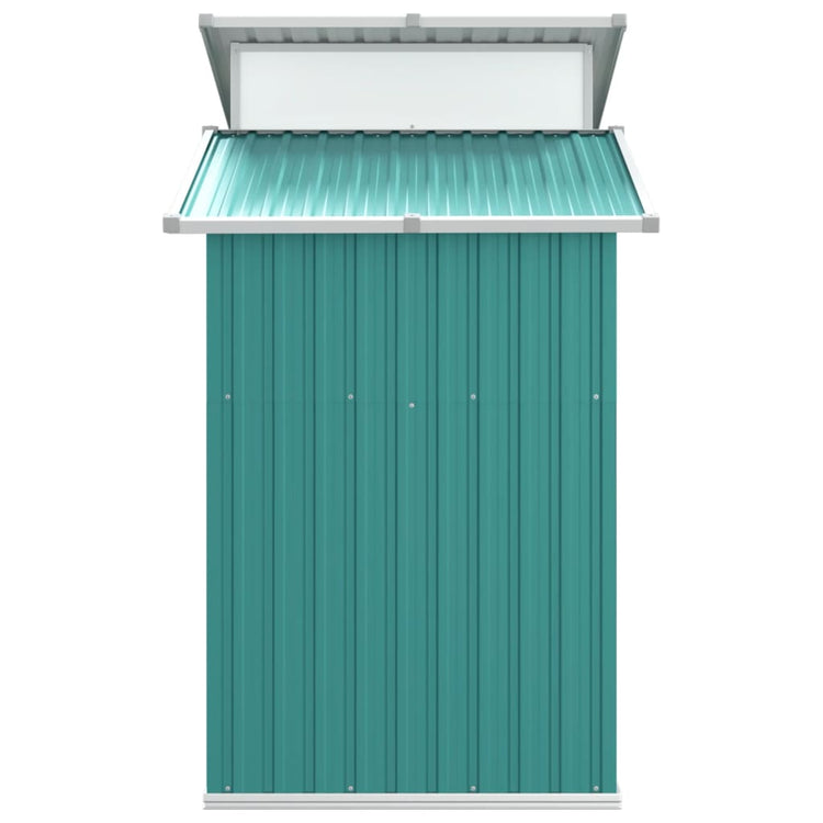 NNEVL Garden Shed Green 270x130x208.5 cm Galvanised Steel-4