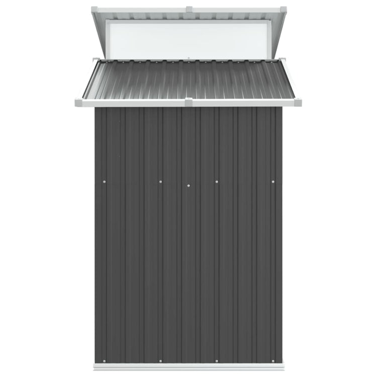 NNEVL Garden Shed Anthracite 270x130x208.5 cm Galvanised Steel-4