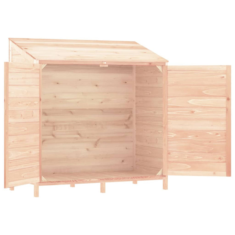 NNEVL Garden Shed 102x52x112 cm Solid Wood Fir-3
