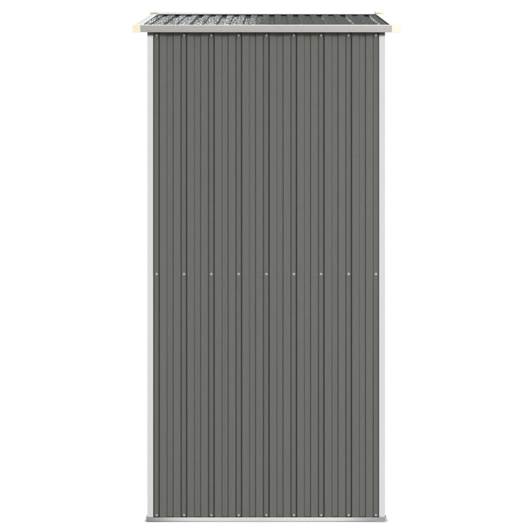 NNEVL Garden Shed Light Grey 192x108x223 cm Galvanised Steel-3