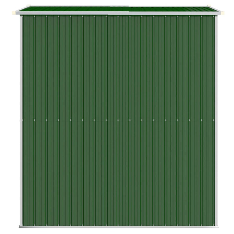 NNEVL Garden Shed Green 192x191x223 cm Galvanised Steel-4