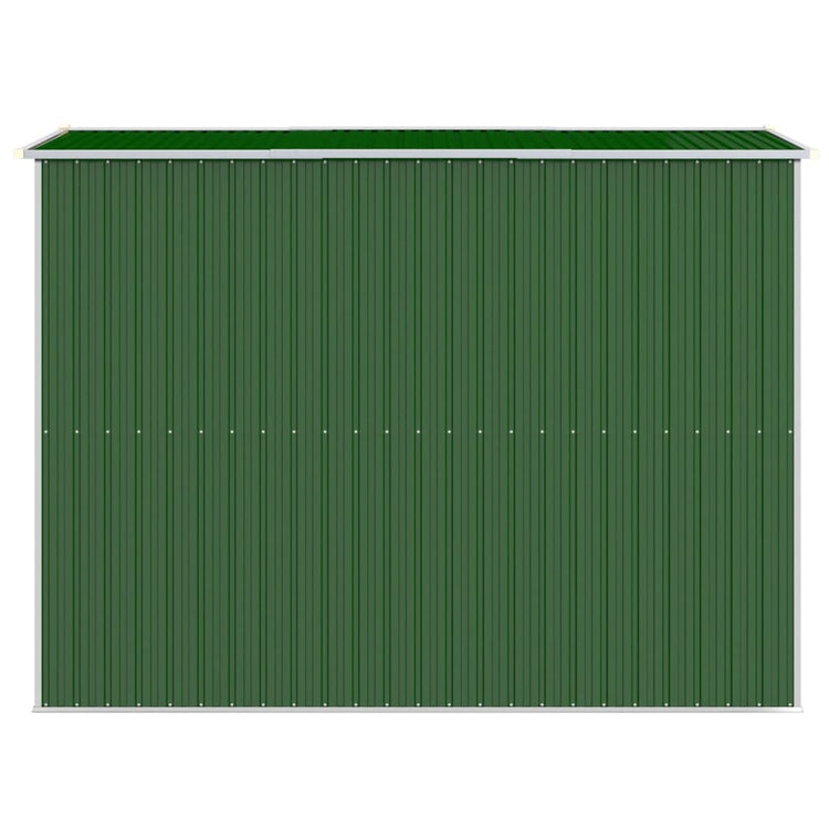 NNEVL Garden Shed Green 192x274x223 cm Galvanised Steel-4