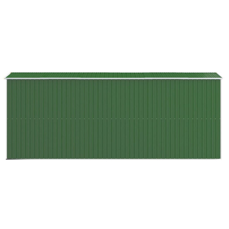 NNEVL Garden Shed Green 192x523x223 cm Galvanised Steel-4