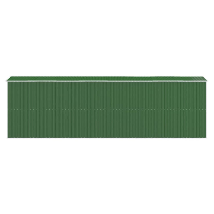 NNEVL Garden Shed Green 192x606x223 cm Galvanised Steel-4