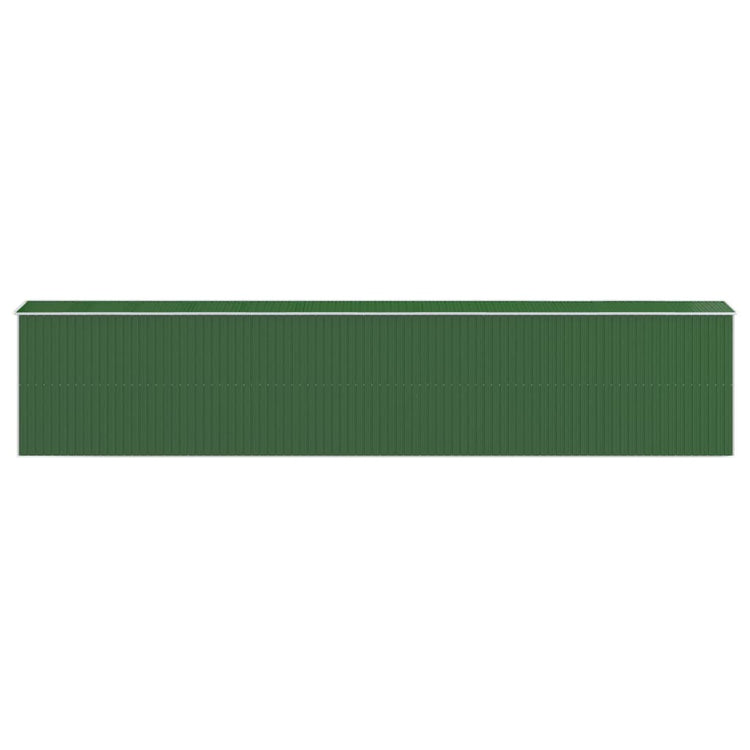 NNEVL Garden Shed Green 192x1021x223 cm Galvanised Steel-4