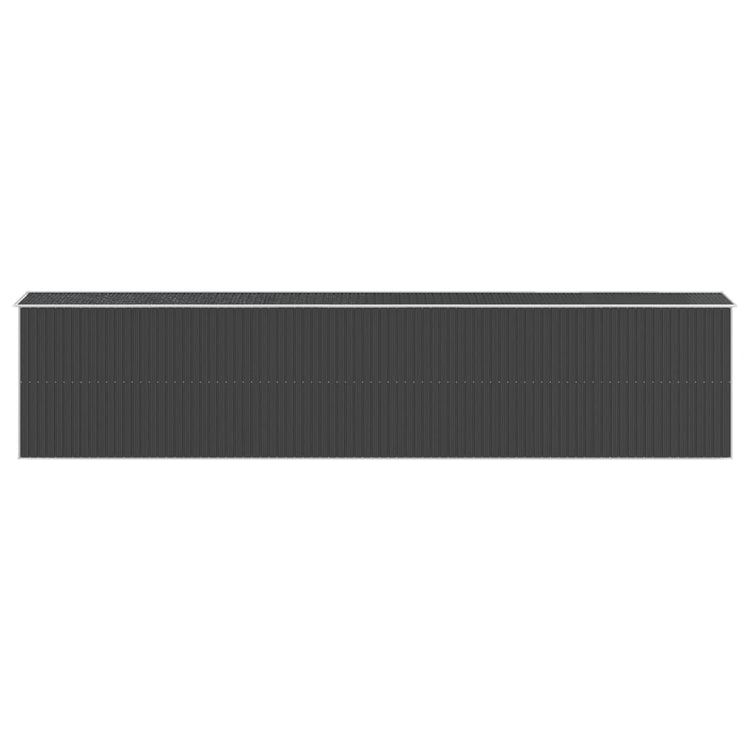 NNEVL Garden Shed Anthracite 192x938x223 cm Galvanised Steel-4