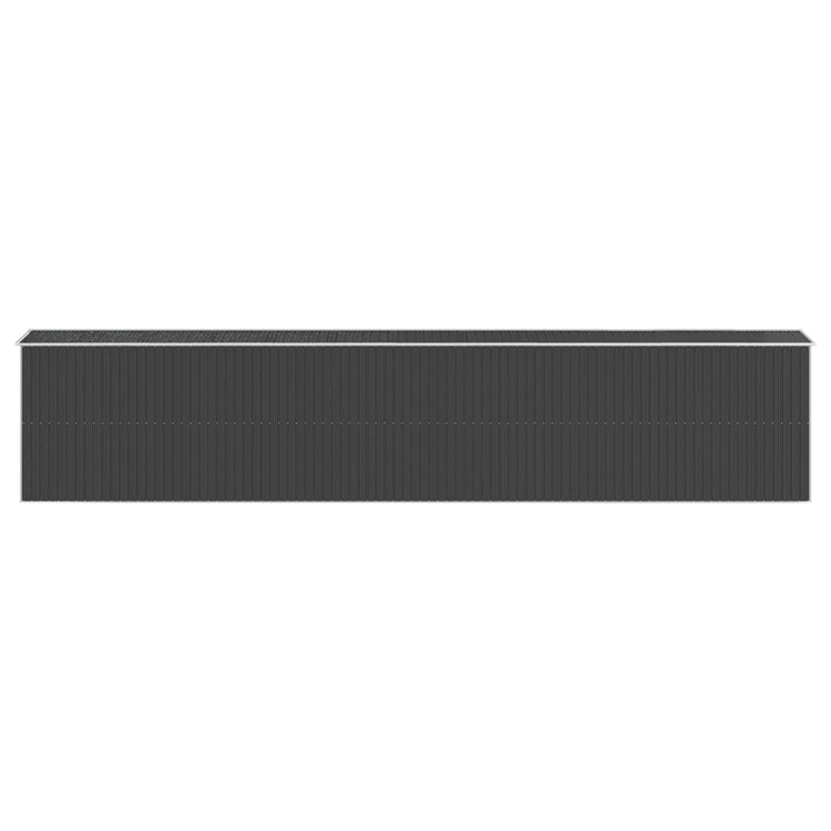 NNEVL Garden Shed Anthracite 192x1021x223 cm Galvanised Steel-4