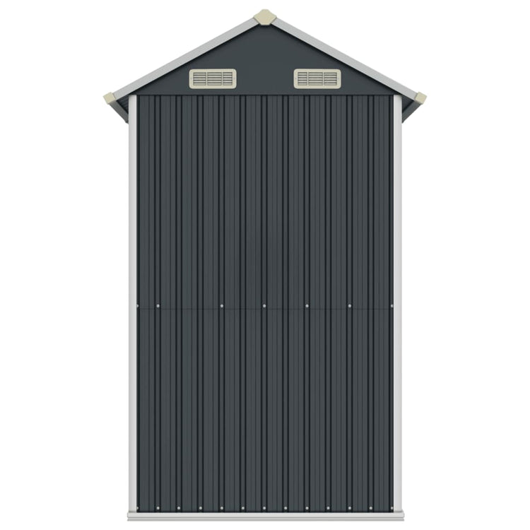 NNEVL Garden Shed Anthracite 192x152.5x237 cm Galvanised Steel-4