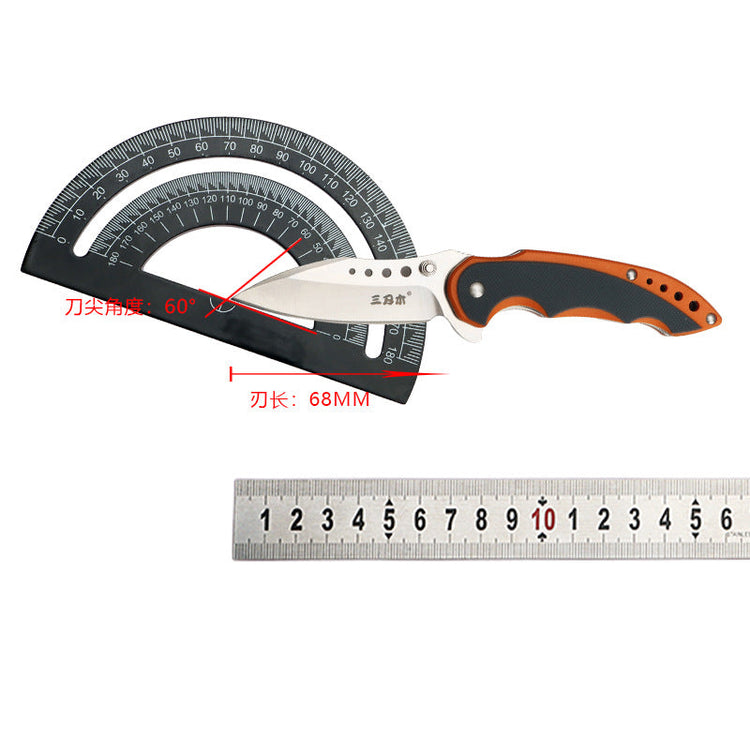 Bushcraft Pocket Knife for men Tactical Folding Knives with 12C27 steel-4