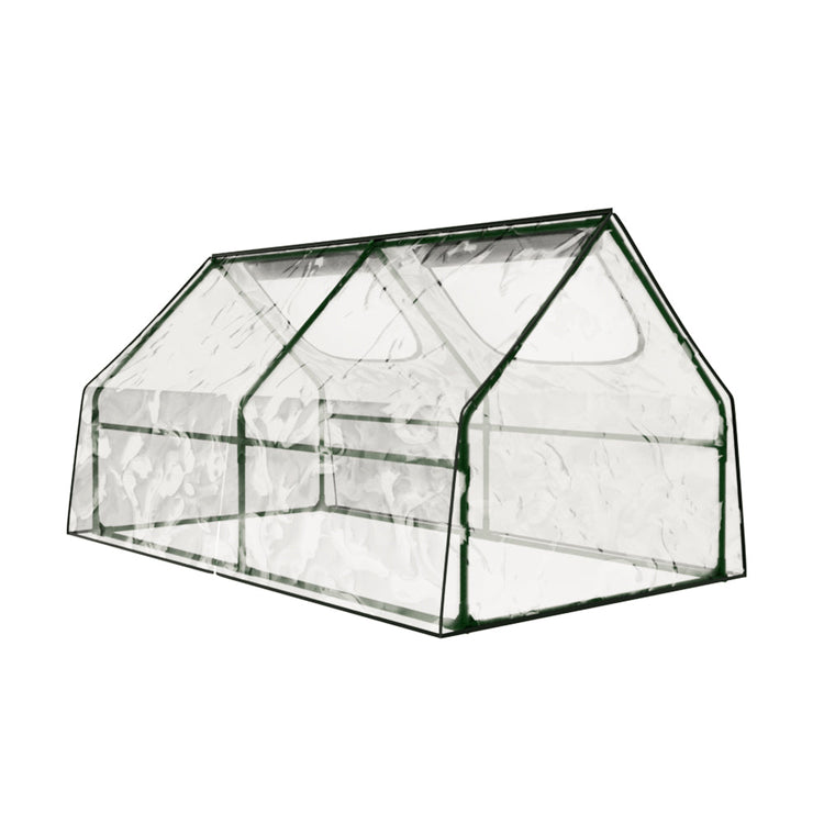 NNEDSZ Greenfingers Greenhouse Flower Garden Shed Frame Tunnel Green House 180x90x90cm-0