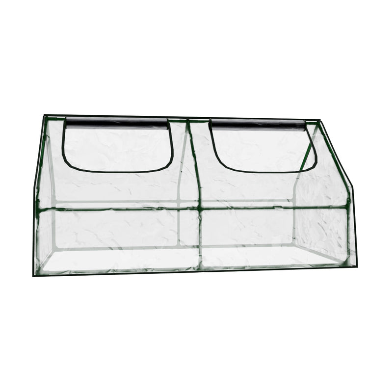 NNEDSZ Greenfingers Greenhouse Flower Garden Shed Frame Tunnel Green House 180x90x90cm-2