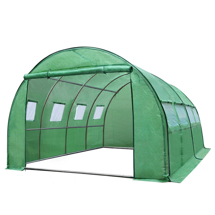 NNEDSZ Greenfingers Greenhouse 4X3X2M Garden Shed Green House Polycarbonate Storage-0