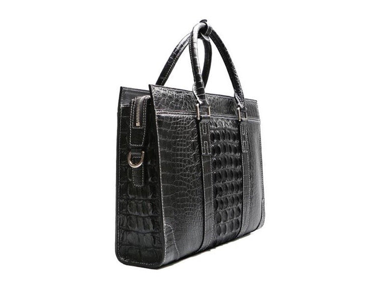Genuine Crocodile Leather Briefcase-2