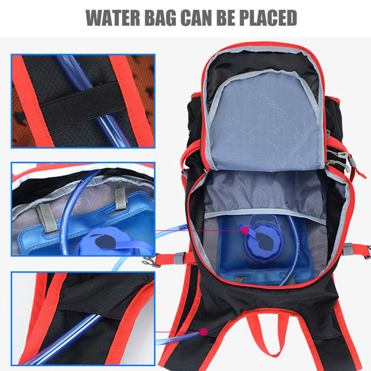 25L Sport Cycling Rid Backpack For Bicycle Women Men Bike Outdoor Running Hiking Black Reflective Cycling Backpack-2