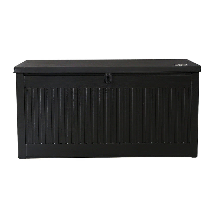 NNEDSZ Outdoor Storage Box Container Garden Toy Indoor Tool Chest Sheds 270L Black-2