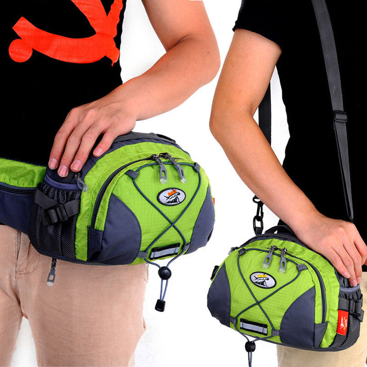Wautton Outdoor Waist Bag Crossbody Sling Bag Nylon-1