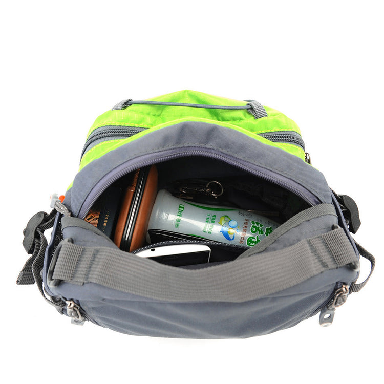 Wautton Outdoor Waist Bag Crossbody Sling Bag Nylon-2