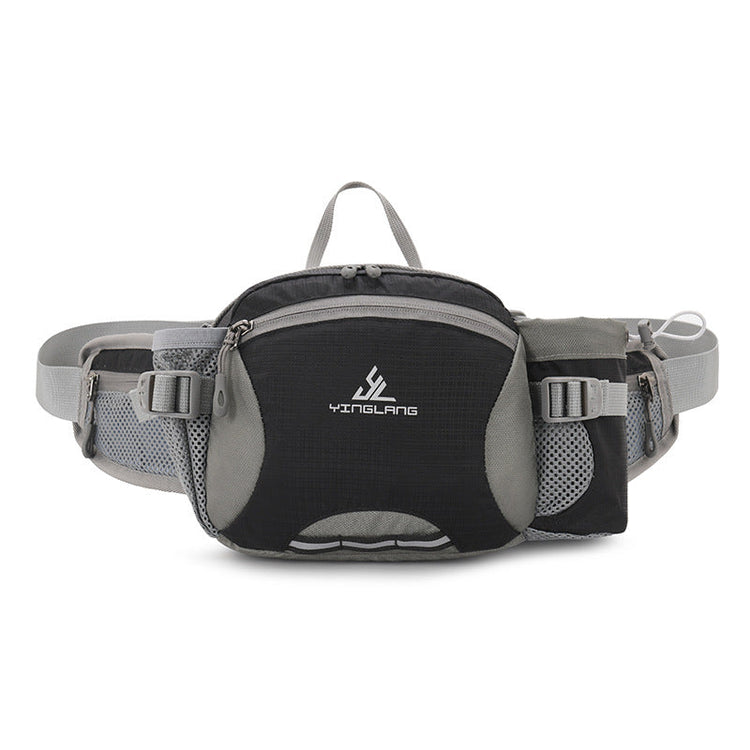 Outdoor Waist Bag with Bottle Holder Cycling Fanny Pack Multifuction Hiking-0