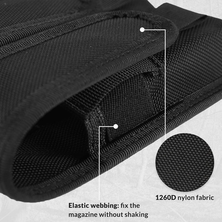 VOTAGOO® Single Double Nylon Mag Pouch-3