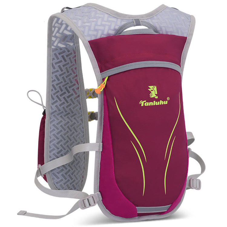 Men Women Running Marathon Hydration Nylon Backpack-2