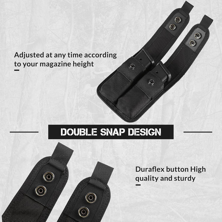 VOTAGOO® Single Double Nylon Mag Pouch-2