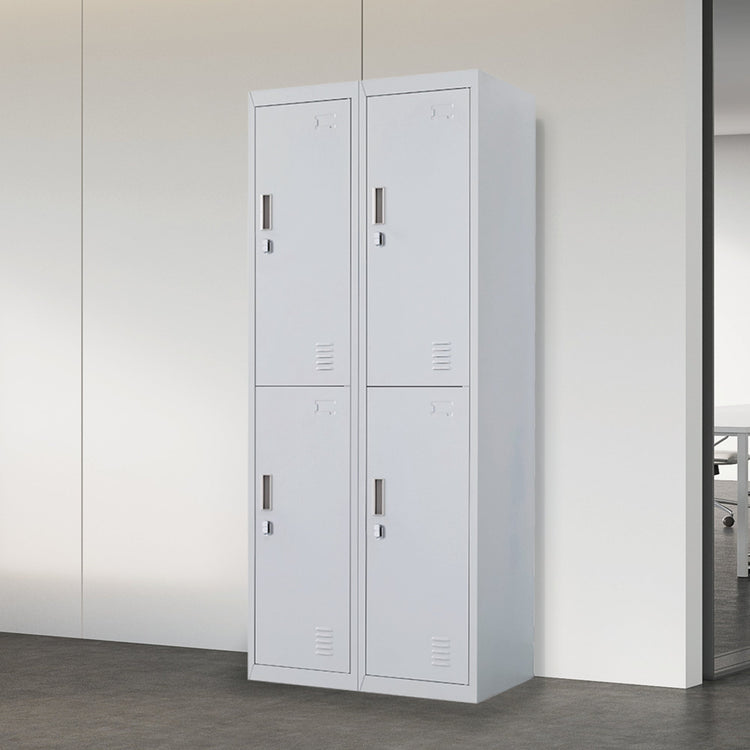 NNEDSZ Four-Door Office Gym Shed Storage Locker-1
