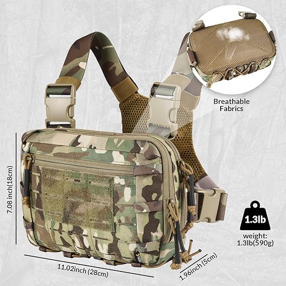 VOTAGOO® Tactical EDC Chest Rig-1