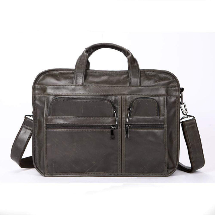 Rossie Viren Men's Casual Leather Briefcase-0