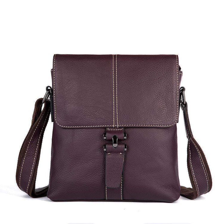 Rossie Viren Men's Metropolitan Slim Messenger Bag-5