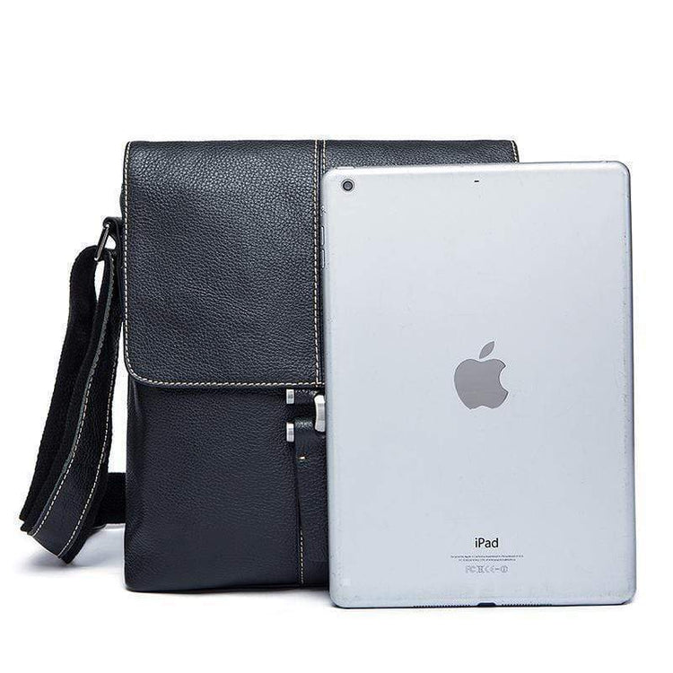 Rossie Viren Men's Metropolitan Slim Messenger Bag-3
