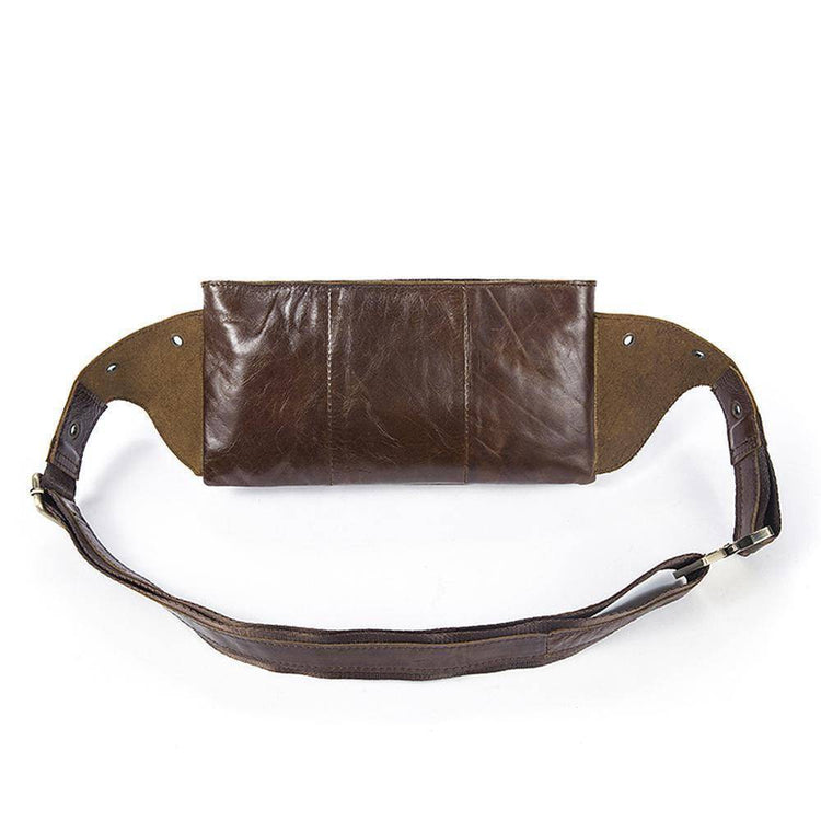 Rossie Viren Vintage Brown Waist Shoulder Bag-3