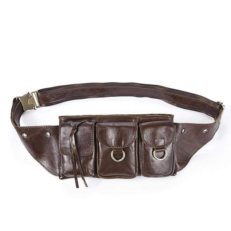 Rossie Viren Vintage Brown Waist Shoulder Bag-0