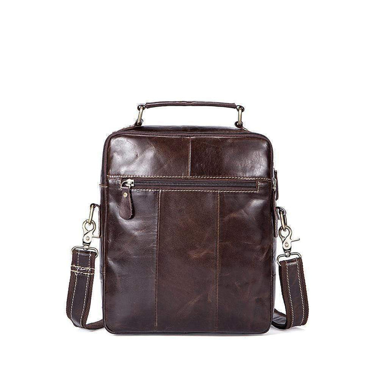 Rossie Viren Vintage Crossbody Bag Two Pockets Front With Grab Handle And Long Shoulder Strap-4