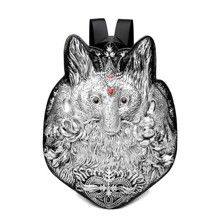 3D Backpack Fashion 3D Ladie's Fox Modeling Casual Backpack Bags-1