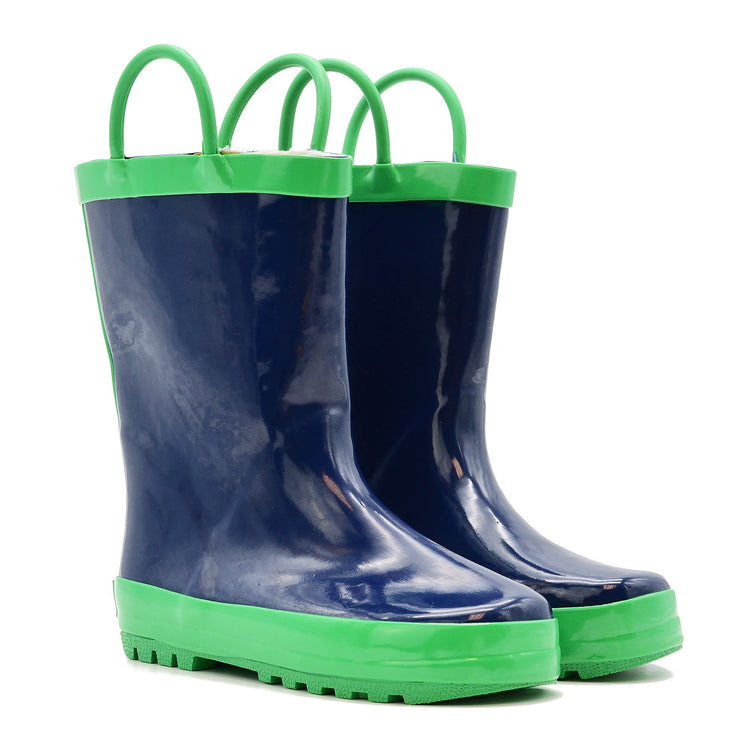 Loop Boot - Navy/Green