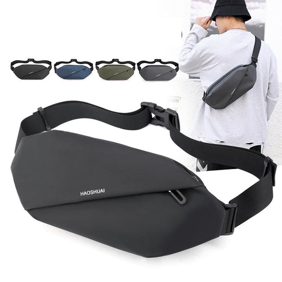 Fanny Pack Waist Bag: Small Hip Pouch Bum Bag Fannie Pack Phanny Fannypack Waistpack Bumbag Beltbag Sport Slim Fashionable for Jogging Hiking Hiker Woman Man-0